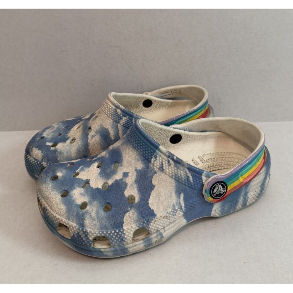 Crocs Kids Simpsons Cayman Graphic Boys Girls Summer Slip On Sandals Clogs Sz J1